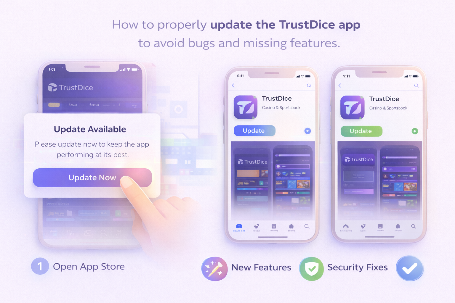 Обновление приложения БК Trustdice — как установить свежую версию без ошибок